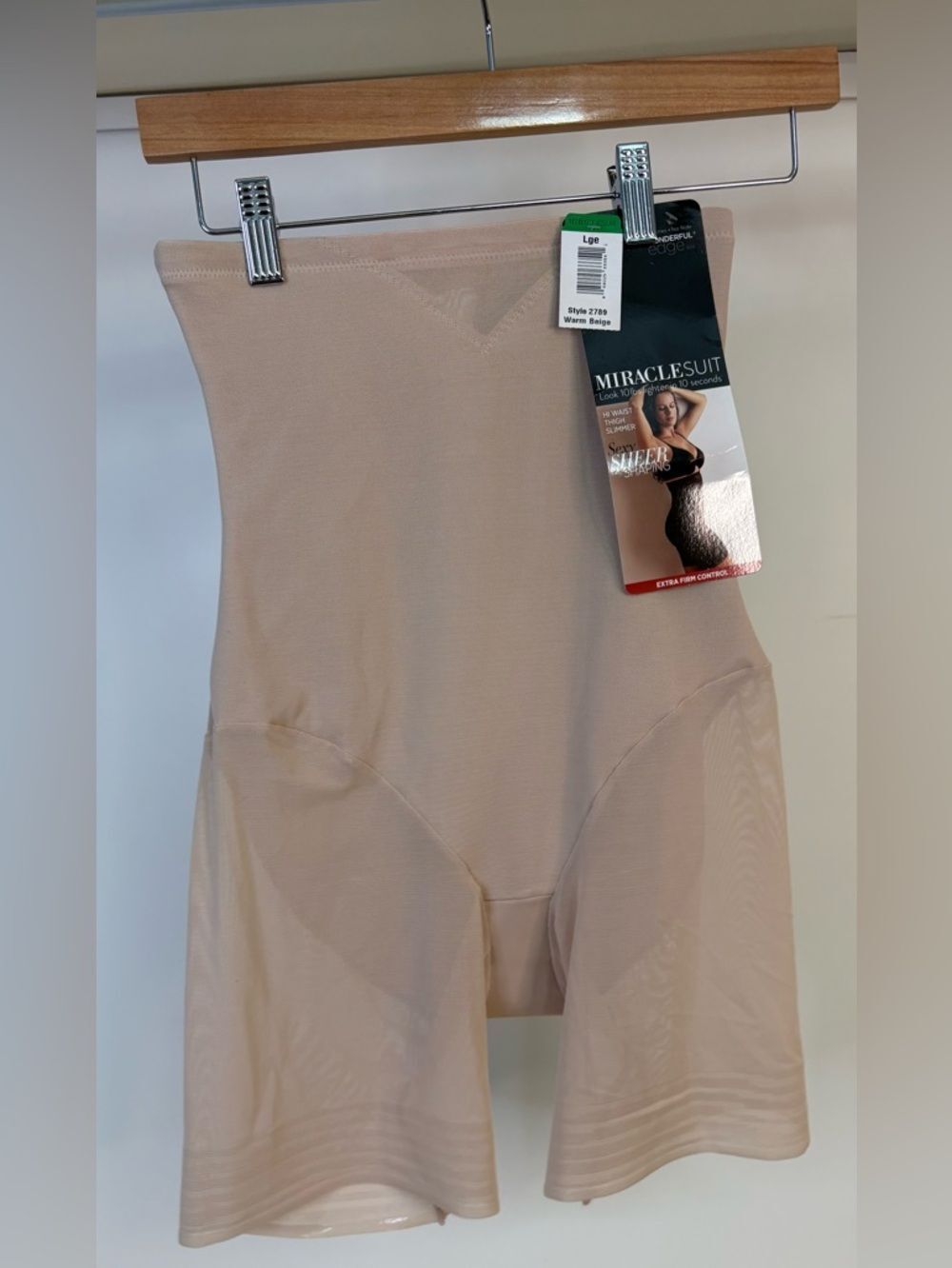 Miraclesuit Women's High-Waist Beige Shaping Shorts